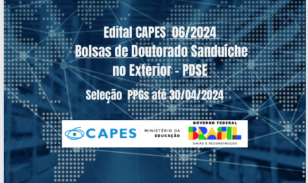 Edital CAPES nº 06/2024 – PDSE