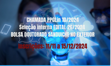 Chamada PPGLin 10/2024 – Edital 26/2024 PDSE