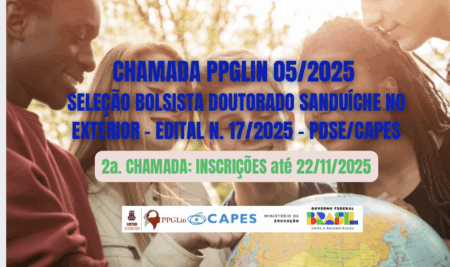 Chamada PPGLIN 05/2025 – Seleção 2° cronograma do Edital n° 17/2025 PDSE/CAPES