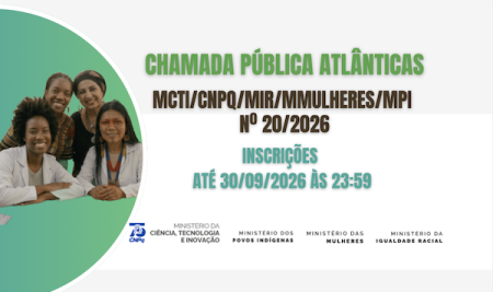 Chamada Pública MCTI/CNPq/MIR/MMulheres/MPI Nº 20/2026