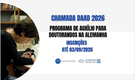 Chamada pública DAAD 2026 – Programa de Auxílio a Doutorandos na Alemanha
