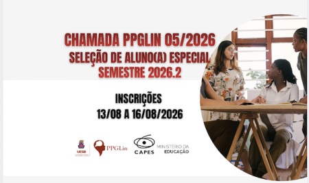 CHAMADA PPGLIN Nº 05/2026